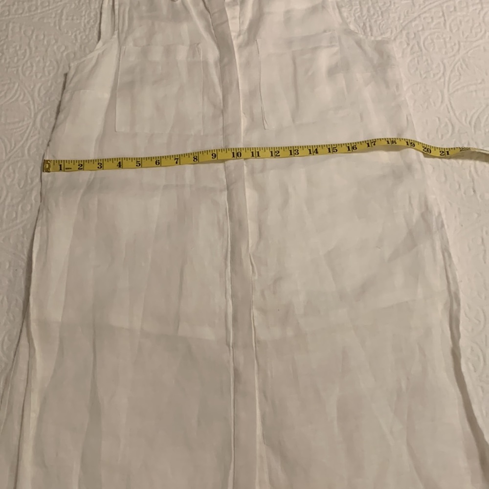 Chico’s 100% Linen Women’s Sleeveless Tunic - Picture 14 of 15